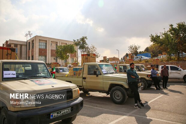 پویش جهاد خدمت به نیابت از سه هزار شهید خراسان شمالی