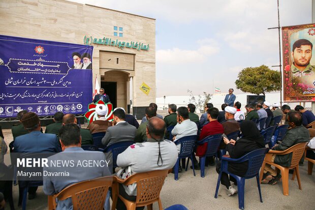 پویش جهاد خدمت به نیابت از سه هزار شهید خراسان شمالی