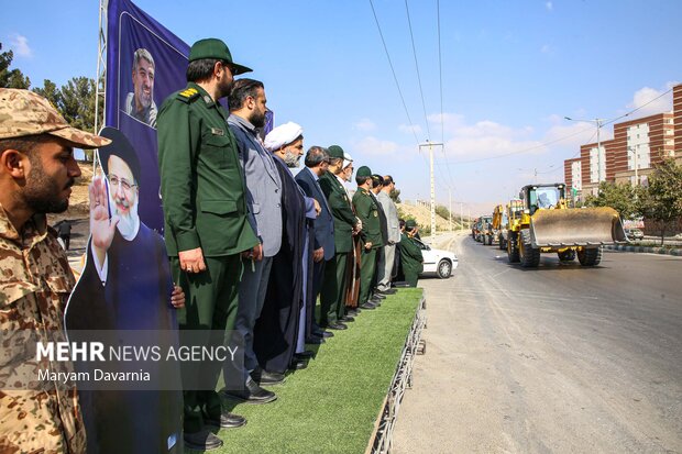 پویش جهاد خدمت به نیابت از سه هزار شهید خراسان شمالی