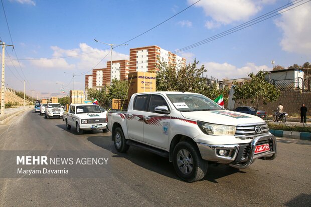 پویش جهاد خدمت به نیابت از سه هزار شهید خراسان شمالی