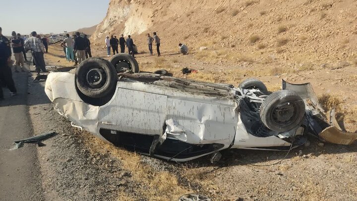 تصادف مرگبار در جاده نهاوند - کرمانشاه