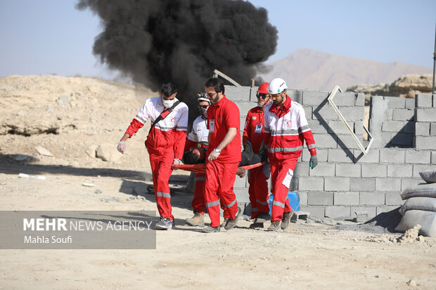 مانور اقتدار آفتاب در منطقه کوکبیه شازند