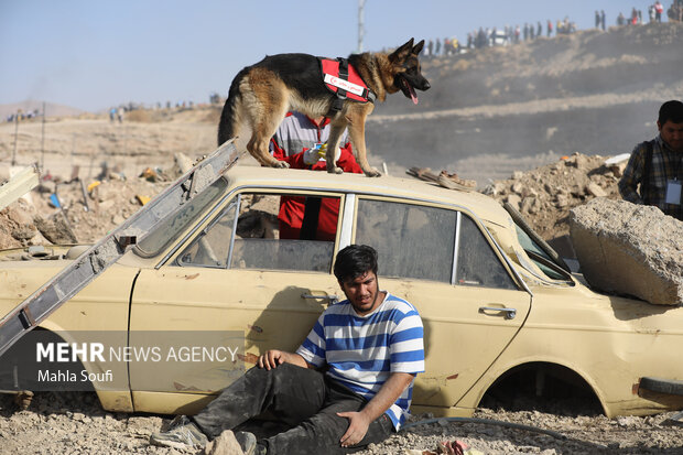 مانور اقتدار آفتاب در منطقه کوکبیه شازند