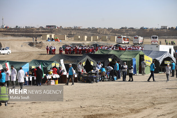 مانور اقتدار آفتاب در منطقه کوکبیه شازند