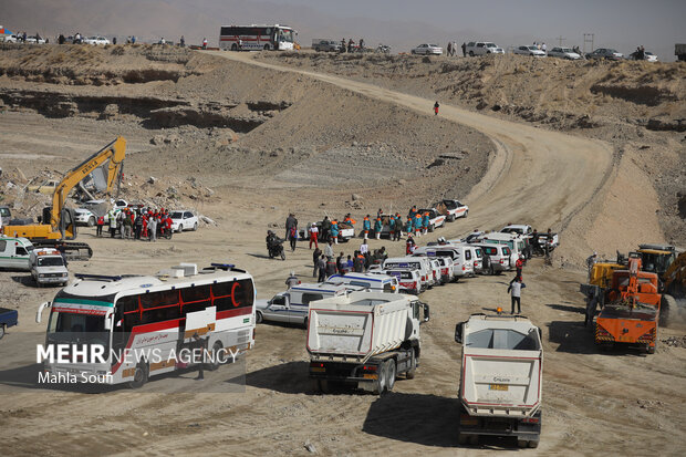 مانور اقتدار آفتاب در منطقه کوکبیه شازند