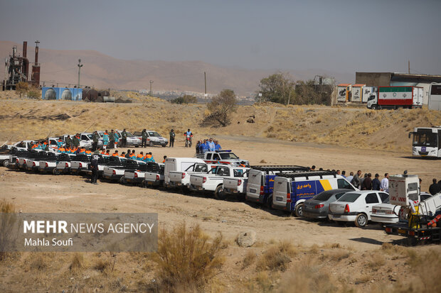 مانور اقتدار آفتاب در منطقه کوکبیه شازند
