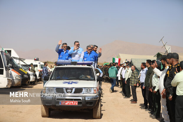 مانور اقتدار آفتاب در منطقه کوکبیه شازند