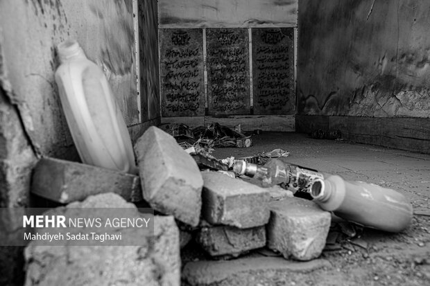 حال ناخوش مزار خفتگان باغ رضوان قم