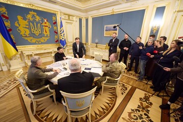 رئیس‌جمهور اوکراین ۵۵ فرد و نهاد روس، ایرانی و چینی را تحریم کرد