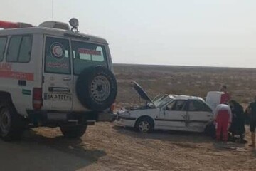 تصادف در جاده بوشهر - گناوه ۵ مصدوم داشت