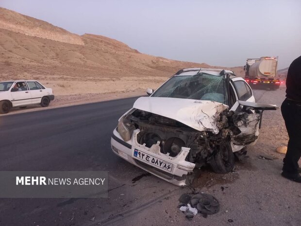 تصادف زنجیره ای در جاده سمنان به فیروزکوه؛ ۷ نفر مصدوم شدند