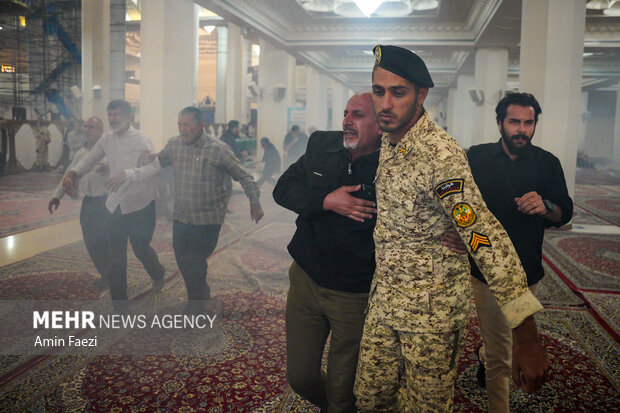 مانور امداد و نجات در حرم شاهچراغ(ع)