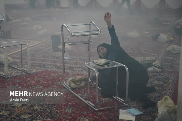 مانور امداد و نجات در حرم شاهچراغ(ع)