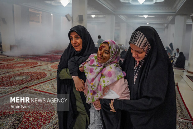 مانور امداد و نجات در حرم شاهچراغ(ع)