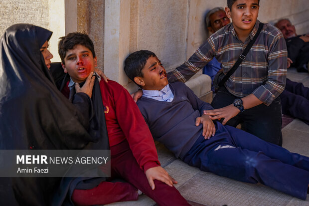 مانور امداد و نجات در حرم شاهچراغ(ع)