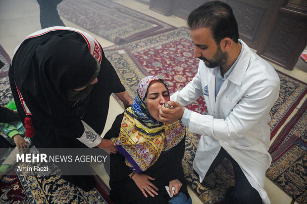 مانور امداد و نجات در حرم شاهچراغ(ع)