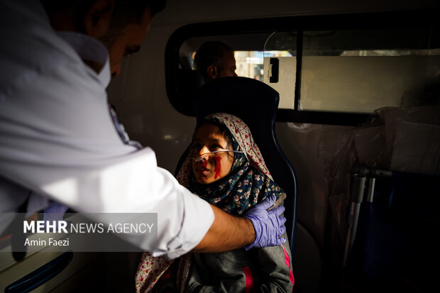 مانور امداد و نجات در حرم شاهچراغ(ع)