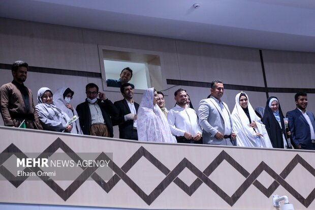 مراسم آئین وصال جشن ازدواج 215 سرباز ولایت در سنندج