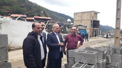 بازدید مسئولان از دهکده چوبی سوخته امامزاده ابراهیم(ع) شفت