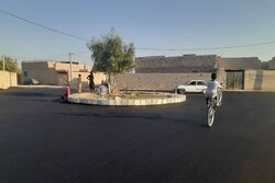 اجرای ۱۱۰ هزار مترمربع آسفالت در معابر روستایی نیمروز