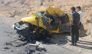 یک فوتی و یک مصدوم در تصادف خودروی سمند و تریلی در محور تنگ‌چنار