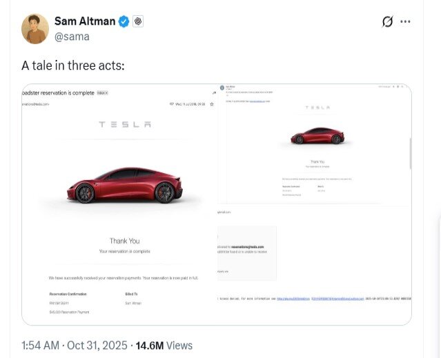 کنایه های ماسک و آلتمن بر سر لغو پیش سفارش روداستار کنایه های ماسک و آلتمن بر سر لغو پیش سفارش روداستار