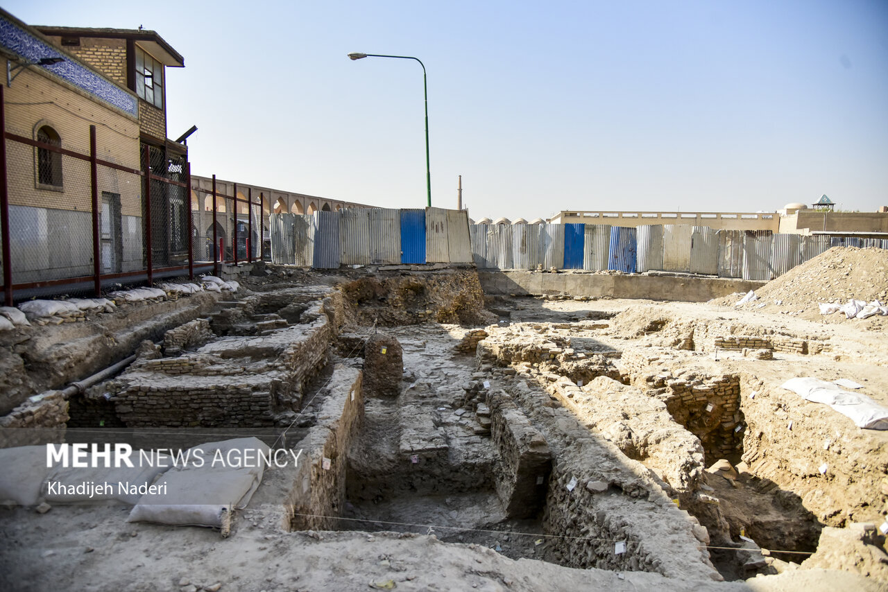 باران تهدیدی جدی برای بقایای محوطه ای تاریخی؛ «سقف موقت» نیاز فوری است