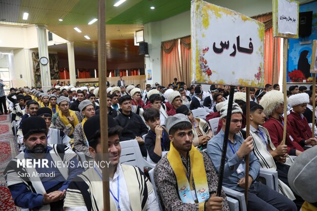 مراسم افتتاحیه اردوی ملی دانش‌آموزان پسر عشایر کشور