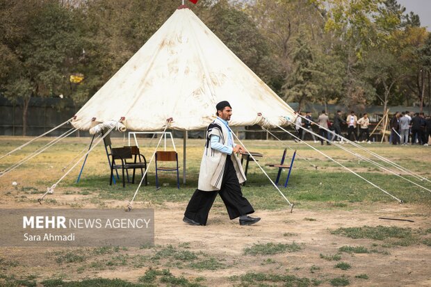 مراسم افتتاحیه اردوی ملی دانش‌آموزان پسر عشایر کشور
