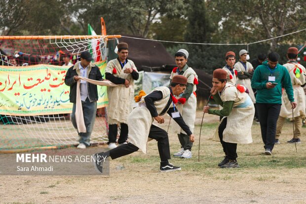 مراسم افتتاحیه اردوی ملی دانش‌آموزان پسر عشایر کشور