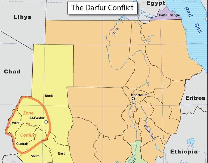 Why is Darfur, Fashir strategically important in W Sudan?