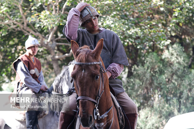 رژه سربازان هخامنشی در خیابان انقلاب تهران