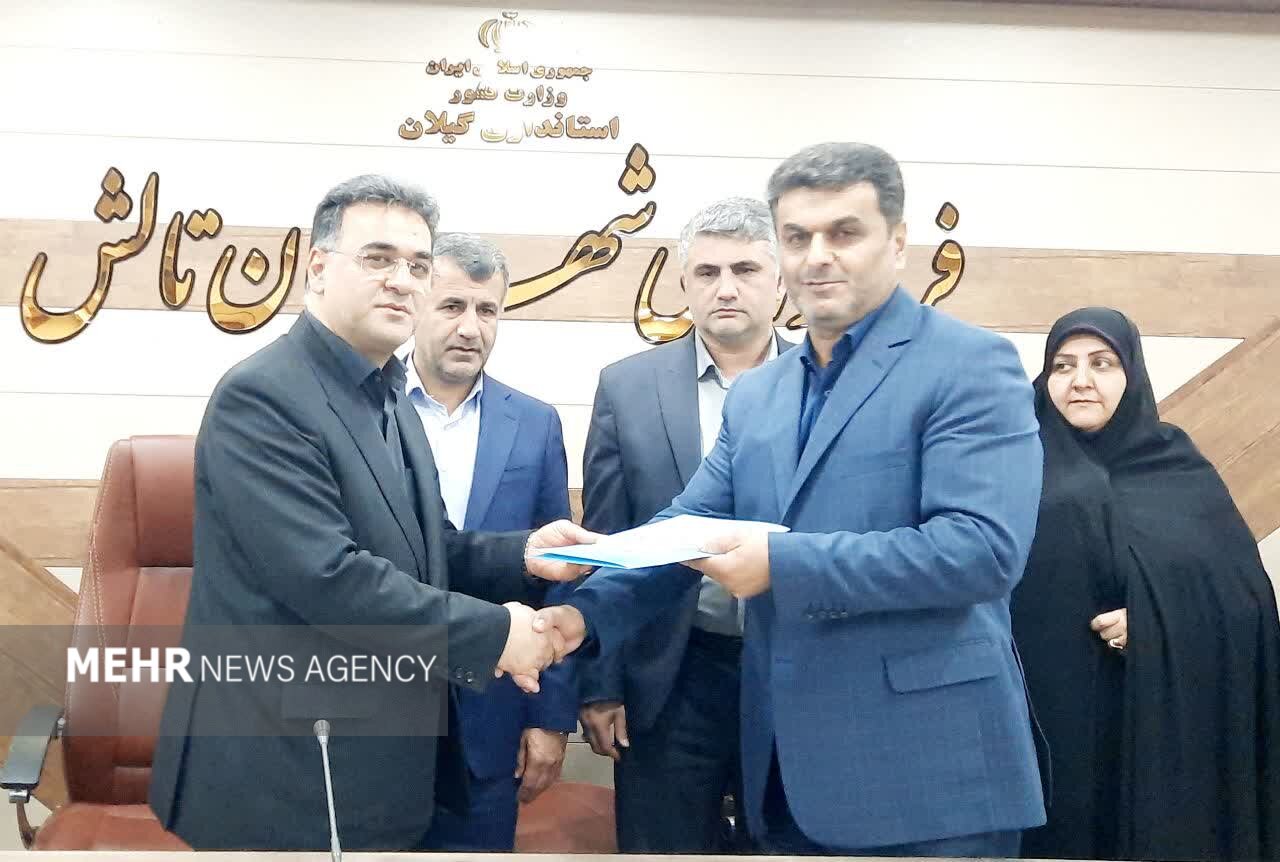 بخشدار جدید حویق تالش معرفی شد بخشدار جدید حویق تالش معرفی شد