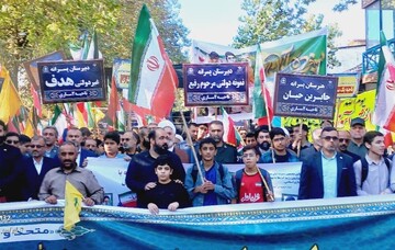 خروش جهانی و ضداستکباری مردم دیار علویان