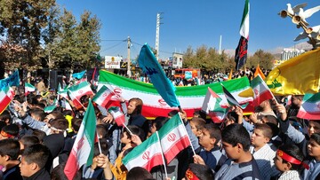 خروش حماسی کهگیلویه و بویراحمدی ها در روز مبارزه با استکبار