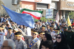 Buşehr'deki emperyalizme karşı protestolardan görüntüler