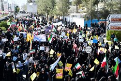 راهپیمایی ۱۳ آبان در بیرجند