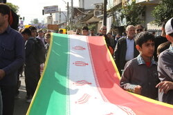 راهپیمایی یوم الله ۱۳ آبان در آستارا