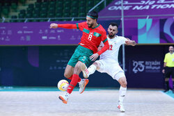 Iran, Morocco futsal teams settle for draw: Riyadh 2025