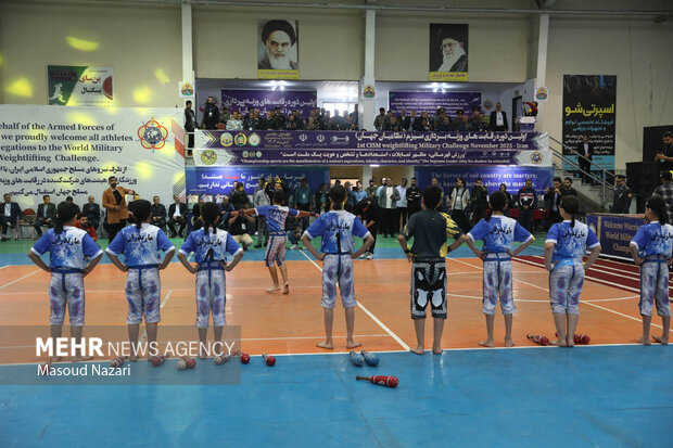 آیین افتتاحیه اولین دوره مسابقات وزنه برداری سیزم 14