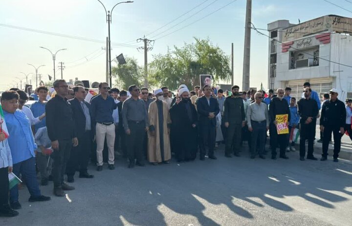 راهپیمایی ۱۳ آبان در سیراف