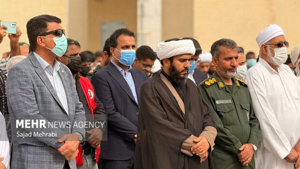 راهپیمایی ۱۳ آبان در بندر جاسک برگزار شد