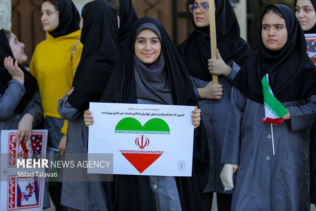 راهپیمایی یوم الله ۱۳ آبان در فومن