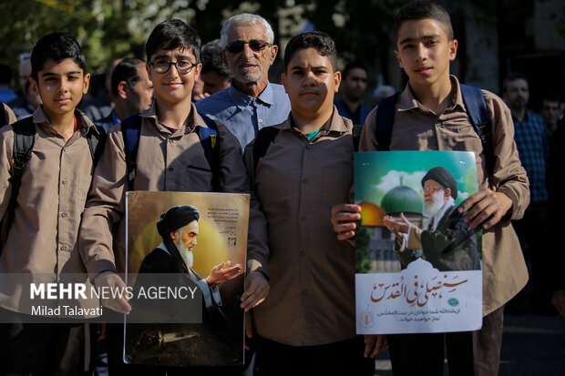 راهپیمایی یوم الله ۱۳ آبان در فومن