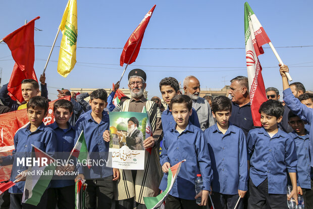 راهپیمایی ۱۳ آبان در اهواز