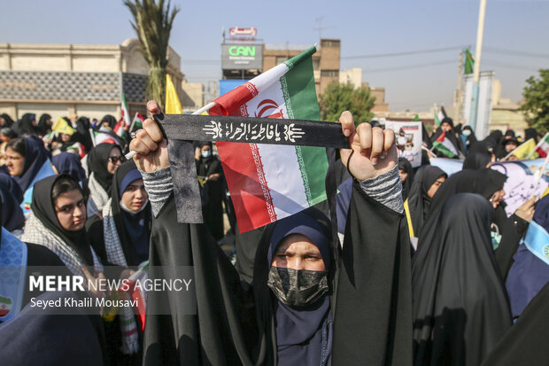 راهپیمایی ۱۳ آبان در اهواز