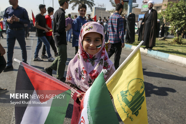 راهپیمایی ۱۳ آبان در اهواز