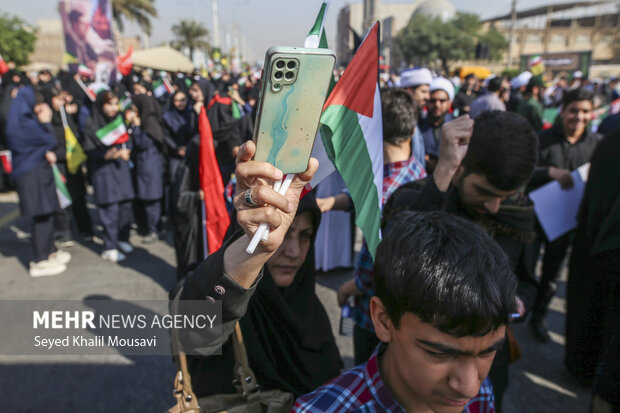 راهپیمایی ۱۳ آبان در اهواز