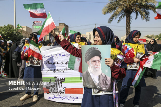 راهپیمایی ۱۳ آبان در اهواز