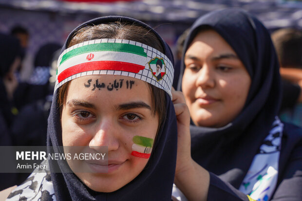 راهپیمایی 13 آبان در شیراز